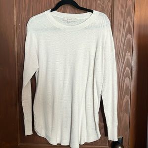 Loft cream tunic sweater